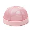 Gorra de Verano Hip-Hop sin Visera Piel de Melón para Hombres y Mujeres Yuppie Gorra de Propietario Malla Fina Transpirable Gorra Casual Retro Baotou