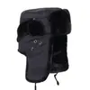 Gorro de invierno para hombre 2026 nuevo estilo para mediana edad y ancianos, forro polar, engrosado, a prueba de frío, cálido, cortavientos, protector de orejas, gorro Lei Feng del Noreste