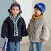 Abrigo de invierno acolchado de algodón para niños, forro polar, grueso, para niñas y niños, nuevo estilo otoño/invierno 2026, chaqueta acolchada para bebé