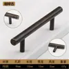 Manija de Puerta de Gabinete Minimalista Moderna Nórdica de Cobre Puro Tirador Largo Recto Sólido para Cajón de Armario Blanco Americano