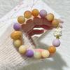 Pulseiras naturais de bodhi para homens e mulheres ao redor do dedo anel único de semente original fosco pulseira de contas de dança do leão contas texto jogo pulseira atacado