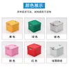 Caja Metálica Cuadrada esmerilada para Pastel de Piña con Pestillo Deslizante, Caja Metálica para Pastel de Luna, Caja de Regalo para Dulces, Galletas, Tiramisú