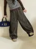 Calça Leopardada para Meninas Little Red Fish Outono 2026 Nova Roupa Pai e Filho Calça Casual de Outono Roupa Infantil Calça Longa Solta