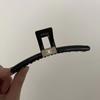 Pinza para el cabello estilo Chanel retro fresco grande de alta gama dulce elegante clip lateral accesorios para el cabello para mujeres