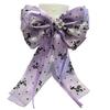 Horquilla de lazo con lazo, estilo coreano, floral, nueva moda, con diamantes de imitación, cinta de amor para la parte posterior de la cabeza, elegantes accesorios para el cabello, horquilla.