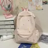 Mochila transfronteiriça de alto valor, estilo japonês, para estudantes universitários, do ensino fundamental e do ensino médio, nova mochila doce para o campus 2026
