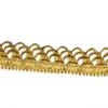 Venta al por mayor de fábrica Nueva Ola Financiera corona de encaje dorado y plateado encaje multicolor accesorios de ropa encaje dorado