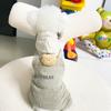 Mascota Bichón Perro Pequeño Perro Teddy Ropa Otoño e Invierno Bolsillo Abrigo de Algodón Pana Oso Arnés Traje de Cuatro Patas