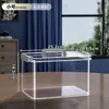 Acuario Ultra Transparente con Gabinete de Almacenamiento Engrosado, Todo en Uno para Uso Doméstico, Tina para Paisajismo de Escritorio en Dormitorio, Tanque para Peces Dorados, Tanque para Tortugas