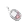 Cargador de cable de datos, almacenamiento de carga, bobinado transparente, portátil, caja de almacenamiento para auriculares, bolsa de acabado para teléfono móvil