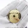 Tótem Estilo Gótico Runa Misteriosa Medieval Etiqueta de Metal Runa Fantástica Colgante Redondo Tallado Estéreo