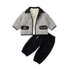 Abrigo de algodón para niños en invierno, ropa de invierno súper elegante para niños, chaqueta de estilo coreano con cuello de solapa, abrigo de algodón para bebés niños, ropa de invierno