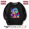 Ropa nueva de moda popular de otoño e invierno, suéter de cuello redondo suelto para niños y niñas, periférico del circo digital mágico