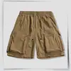 Shorts de Ferramenta Roxo de Nylon de Secagem Rápida Masculino Verão Tendência Nacional Calças Americanas Marca de Tendência Funcional Carga Calças de Cinco Pontos