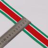 Tiras Laterales Trenzadas de Sutra Horizontal, Cintas de Colores Vivos Teñidas en Hilo, Cintas de Poliéster Tejido Tricolor de 4cm con Puños