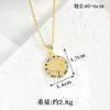 Collar de Oro Arena de Vietnam Estilo Lujo Ligero Árbol de la Vida Micro-incrustado Aretes de Zirconio Colorido para Mujer Joyería de Alta Gama al por Mayor