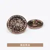 Jaqueta Casaco Terno de Lã Metálica Costurado à Mão com Laca Padrão em Grade Botões Formais Botões Botões Dourados