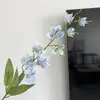 Flores Artificiales de Jazmín para Boda, Hotel, Decoración Interior del Hogar, Mesa, Flores Falsas, Comercio Exterior Transfronterizo, Venta al por Mayor de Fábrica de Flores