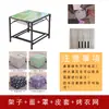 Ensamblaje Calefactor Plegable Mesa de Fuego de Acero Inoxidable Estufa Eléctrica Mesa de Comedor Cuadrada Calefactora Parrilla de Fuego para el Hogar Forma Cuadrada