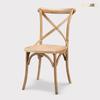 Mesa de Comedor Nórdica de Madera Maciza con Borde Natural para Hogar, Sala de Estar, Restaurante, Casa de Huéspedes, Combinación Original de Mesa y Silla de Madera