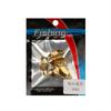 Semillas de melón con forma de boca de caballo, venta al por mayor de fábrica, lentejuelas, boca de caballo, hoja de metal blanca con gancho, 2,5 g, 3,5 g, 5 g, paquete de 5