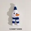 Broche de peluche navideño árbol de Navidad muñeco de nieve ciervo pin bufanda de Papá Noel pin calcetines decoraciones accesorios