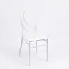 Fábrica de Origen Silla PP Bambú Silla de Banquete para Exterior Silla de Boda Resina Nórdica Sedentaria Silla de Plástico Respaldo Silla de Comedor