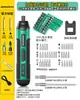 Set de Herramientas Destornillador Eléctrico Recargable Bosque Verde Taladro de Litio Destornillador Eléctrico Pequeño para Uso