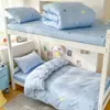 2026 Nuevo Estilo Algodón Puro Transpirable Litera para Estudiantes Conjunto de Tres Piezas Moderno Estampado