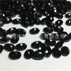 Ágata preta natural facetada denier 2*3 a 6*8 preto Annix oval em forma de jóias com pedra