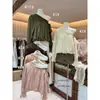 AS OFFICIAL Moda Outono Estilo Desejo Puro Versátil Blusa de Manga Sino com Amarração Off-Shoulder para Mulheres 28958