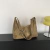 Retro commuter grande capacidade 2023 cor sólida inverno Nova moda simples casual estilo ocidental crossbody tote bolsa de ombro