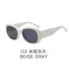 Nuevas Gafas de Sol Retro Europeas y Americanas de Marco Grande para Mujer, Gama Alta, Adelgazantes para Caras Grandes, Anti-UV, Gafas de Sol con Montura Ovalada