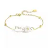 Pulsera de flores de plata esterlina para niñas, nicho de lujo ligero 2023, nueva pulsera, regalo de San Valentín para novia