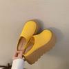 Zapatillas de Media Piel con Plataforma y Puntera para Mujer Verano Ropa de Exterior 2025 Nuevos Zapatos Birkenstock que Aumentan un Poco la Altura Sandalias y Chanclas de Playa