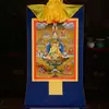Pinturas Decorativas Thangka de Xizang com Salão de Buda Lótus Nascido Grande Thangka Mestre Lótus Oito Mudanças Buda Thangka Pinturas de Pendurar