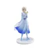 Decoración de Pastel de Princesa Elsa de Cuarta Generación Dibujos Animados Muñeca Elsa de Frozen Figura de Olaf Topper de Castillo