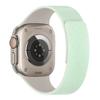 Correa de Reloj Magnética Suave con Patrón de Lichi Adecuada para Apple 9ª y 10ª Generación iWatch S11 Ultra Pulsera Magnética de Silicona Bicolor