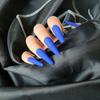 Uñas Postizas Mate de Color Sólido Europeas y Americanas Arte de Uñas Escarchadas Brillantes Armadura para Usar Súper Largas Ataúd Ballet Armadura Uña Postiza