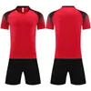 Super Competición de Pueblo Uniforme de Fútbol Manga Corta Traje Adulto Niños Traje de Entrenamiento de Club Fitness Correr Secado Rápido