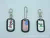 Etiquetas de Perro Pegamento Impresas Personalización Metal Acero Inoxidable Etiquetas Colgantes Personalización Collar Colgante Profesional Personalización Fabricante