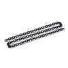 Cadena Acrílica Cadena de Cuentas de Color Gafas Máscara Joyería DIY 50cm Cadena de Plástico Accesorios Pequeños Negro