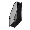 Estantería de archivos columna de almacenamiento negro columna única estantería de archivos de cuatro columnas escritorio oficina almacenamiento de archivos caja de archivos metálica vertical