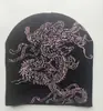 Em Estoque Fornecimento Direto do Fabricante Popular Transfronteiriça Hip-Hop Mea Gorro Acrílico Letter Tricô Jacquard