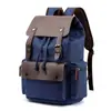 Fábrica de Origen Popular Transfronterizo Mochila Sencilla para Hombre Lona Gran Capacidad Tendencia Retro Europea y Americana Dropshipping