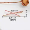 Pasador de Pelo en Forma de Cruz Estilo Coreano con Pedrería Completa, Pinza para el Cabello de Moda para Mujer, Accesorio para el Cabello Simple y Elegante para Raíz y Flequillo