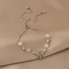 Pulsera Ping An Ojo de Gato para Mujer Nueva Pulsera China Nicho Vintage Estilo Nacional Moda Sentido de Alta Gama Pulsera de Tirar