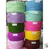 Hilo hueco dorado láser multicolor Cadena hueca de Luna Hilo para crochet muñeco de hilo posavasos ropa Cadena de flores 4 2 200 gramos