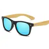 Gafas de Sol Retro de Madera de Bambú con Patas Transfronterizas Europeas y Americanas Ecológicas Gafas Polarizadas Gafas de Sol de Madera de Bambú Lentes Polarizadas de Colores 1