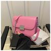 Bolso de cadena de verano, nuevo estilo, moderno y bonito, para llevar debajo del brazo, sencillo y popular, con textura personalizada, pequeño y cuadrado.